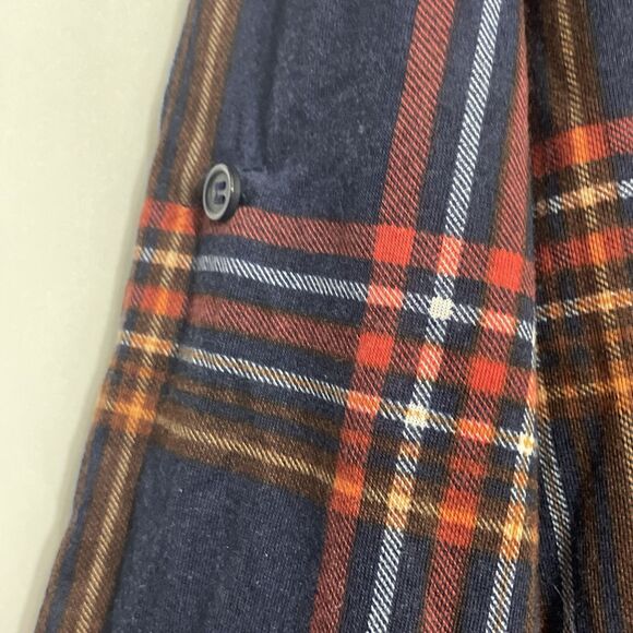 New York Laundry Plaid Red & Blue Flannel Style Tunic Plus Size 1X - Picture 6 of 10